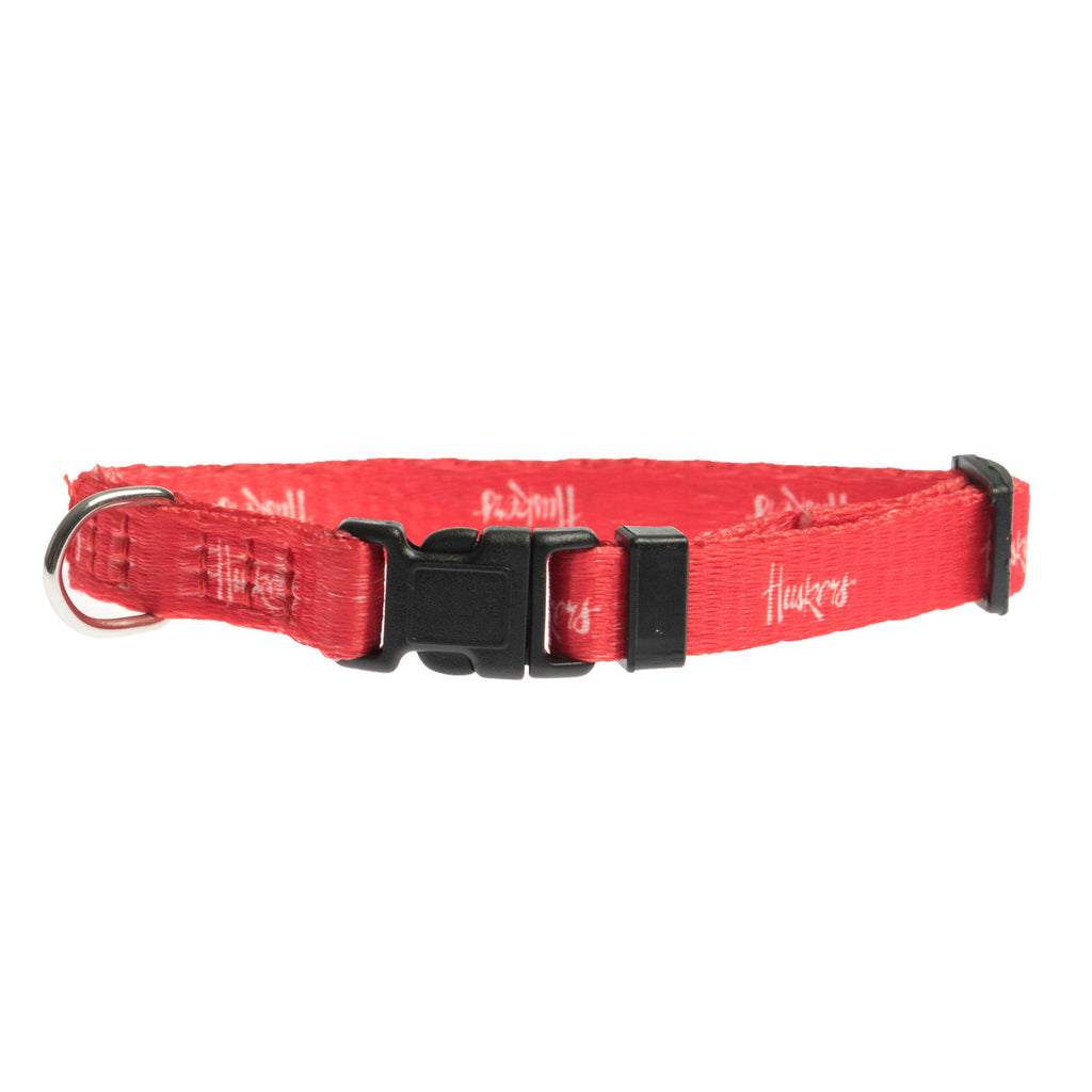 Nebraska Cornhuskers Pet Collar Size