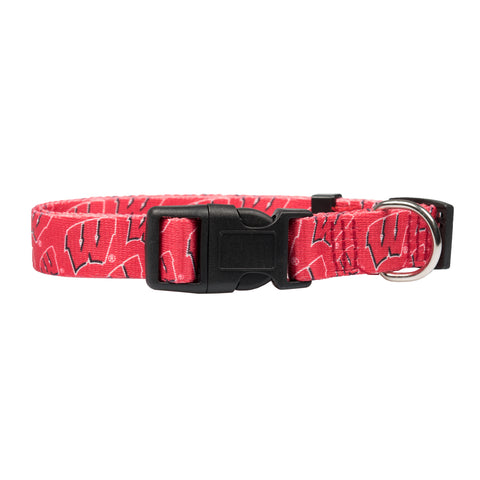 Wisconsin Badgers Pet Collar Size Special Order