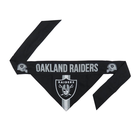 Las Vegas Raiders Pet Bandanna Size