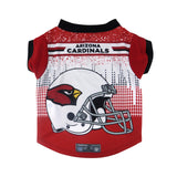 Arizona Cardinals Pet Performance Tee Shirt Size