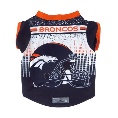 Denver Broncos Pet Performance Tee Shirt Size