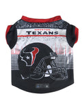 Houston Texans Pet Performance Tee Shirt Size