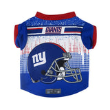 New York Giants Pet Performance Tee Shirt Size