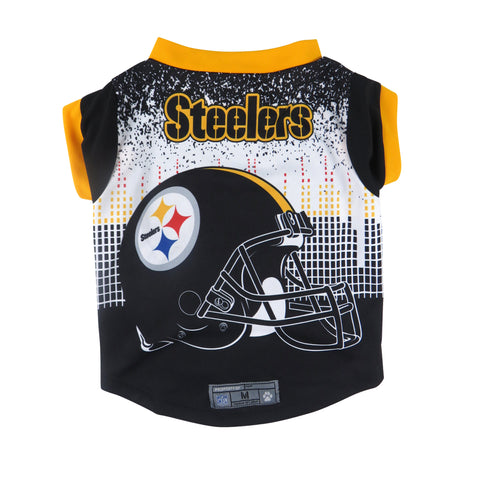 Pittsburgh Steelers Pet Performance Tee Shirt Size
