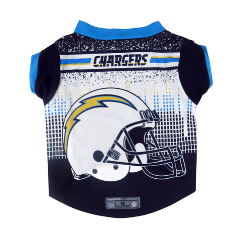 Los Angeles Chargers Pet Performance Tee Shirt Size