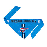 Oklahoma City Thunder Pet Bandanna Size