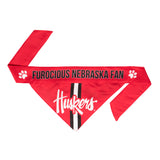 Nebraska Cornhuskers Pet Bandanna Size