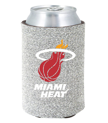 Miami Heat Kolder Kaddy Can Holde Glitter