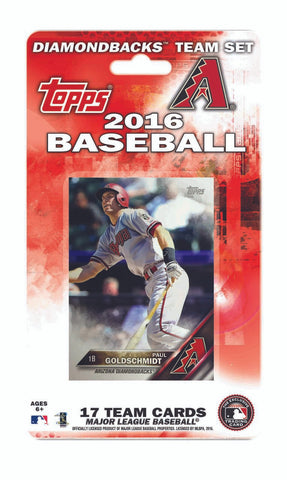 Arizona Diamondbacks Topps Team Set 2016