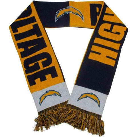 Los Angeles Chargers Scarf 2014 Slogan