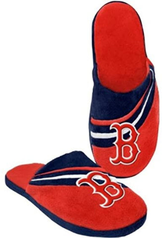 Boston Red Sox Slipper Big Logo Stripe 1 Pair