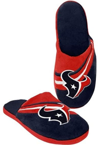 Houston Texans Slipper Big Logo Stripe 1 Pair CO