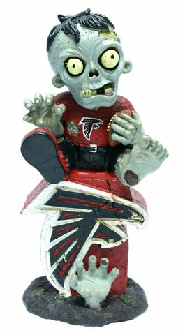 Atlanta Falcons Zombie Figurine On Logo 