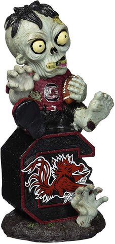 South Carolina Gamecocks Zombie Figurine On Logo w/Football CO