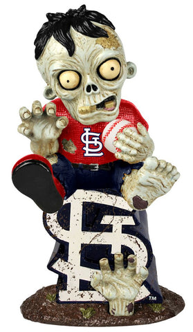 St. Louis Cardinals Zombie Figurine On Logo CO