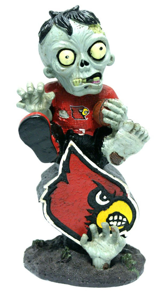 Louisville Cardinals Zombie Figurine On Logo with Football