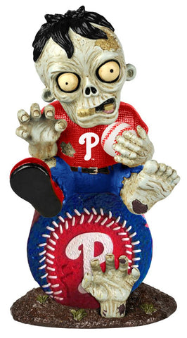 Philadelphia Phillies Zombie Figurine On Logo CO