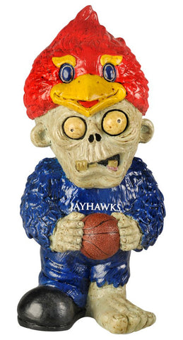 Kansas Jayhawks Zombie Figurine Thematic w/Football CO