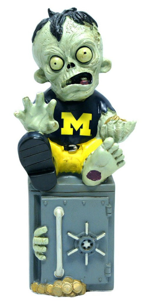 Michigan Wolverines Zombie Figurine Bank CO