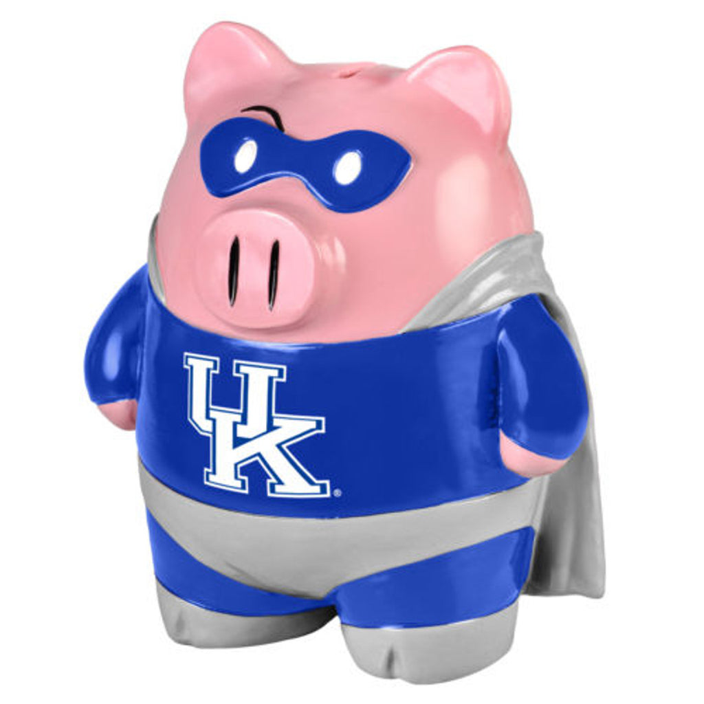 Kentucky Wildcats Piggy Bank Large Stand Up Superhero CO