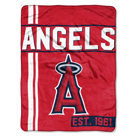 Los Angeles Angels Blanket 46x60 Micro Raschel Walk Off Design Rolled Special Order