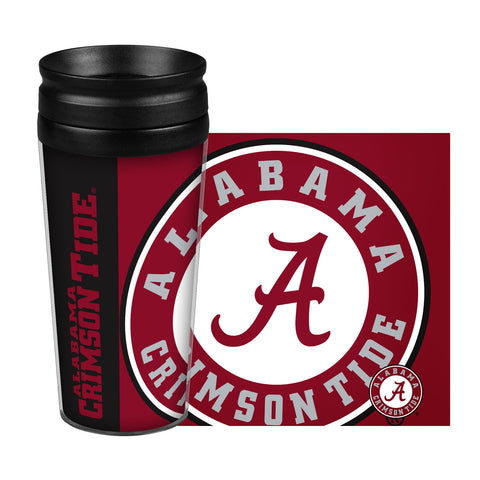 Alabama Crimson Tide Travel Mug 14oz Full Wrap Style Hype Design