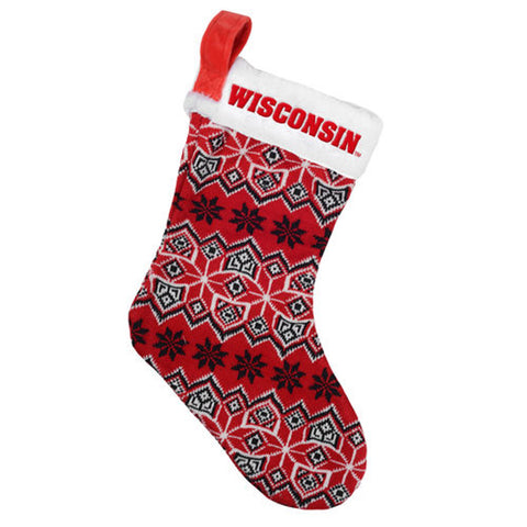 Wisconsin Badgers Basic Holiday Stocking 2015