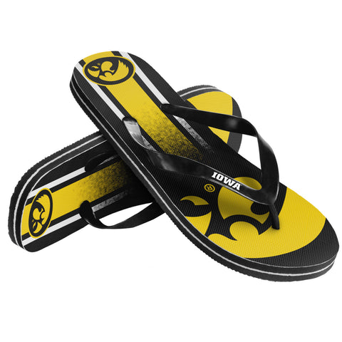 Iowa Hawkeyes Flip Flop Unisex Gradient Big Logo 1 Pair