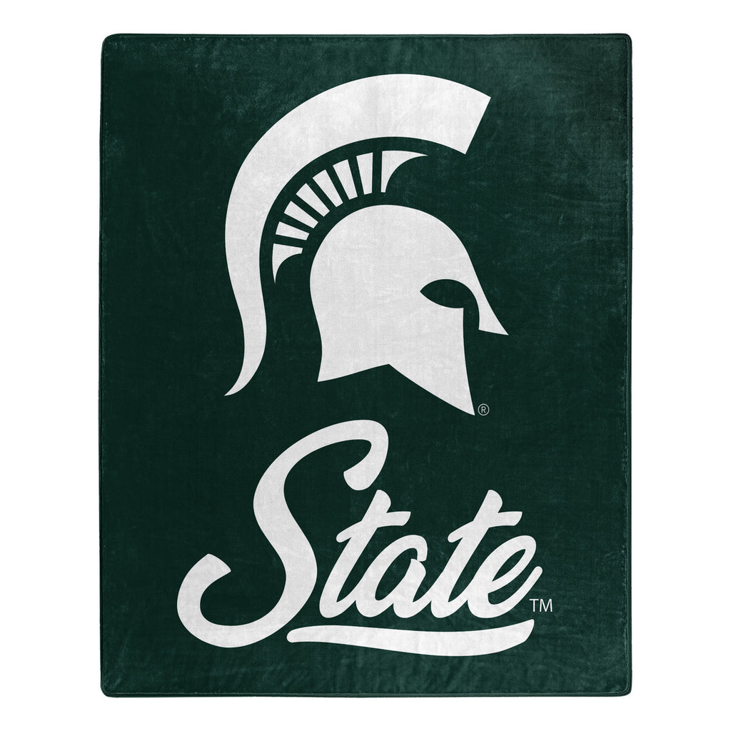 Michigan State Spartans Blanket 50x60 Raschel Signature Design