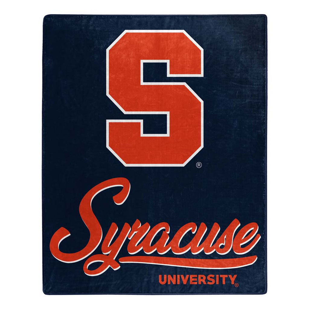 Syracuse Orangemen Blanket 50x60 Raschel Signature Design