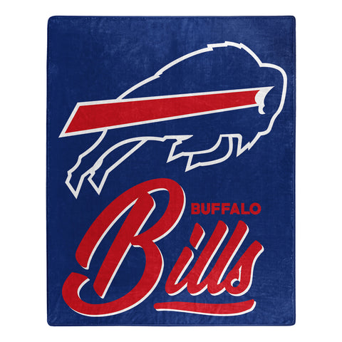 Buffalo Bills Blanket 50x60 Raschel Signature Design
