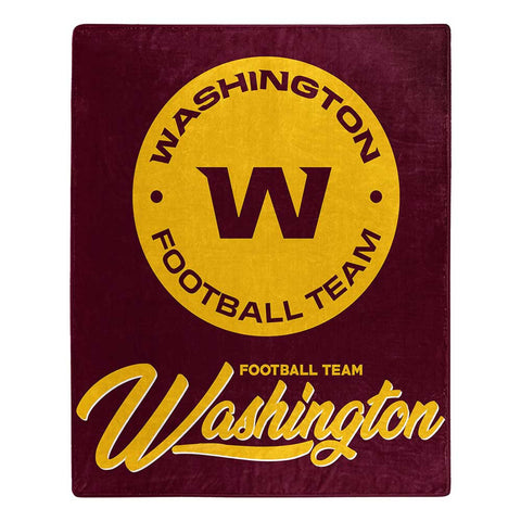 Washington Huskies Football Team Blanket 50x60 Raschel Signature Design