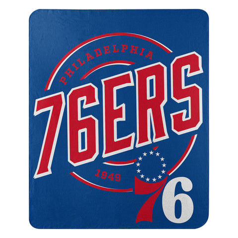 Philadelphia 76ers Blanket 50x60 Fleece Campaign Design