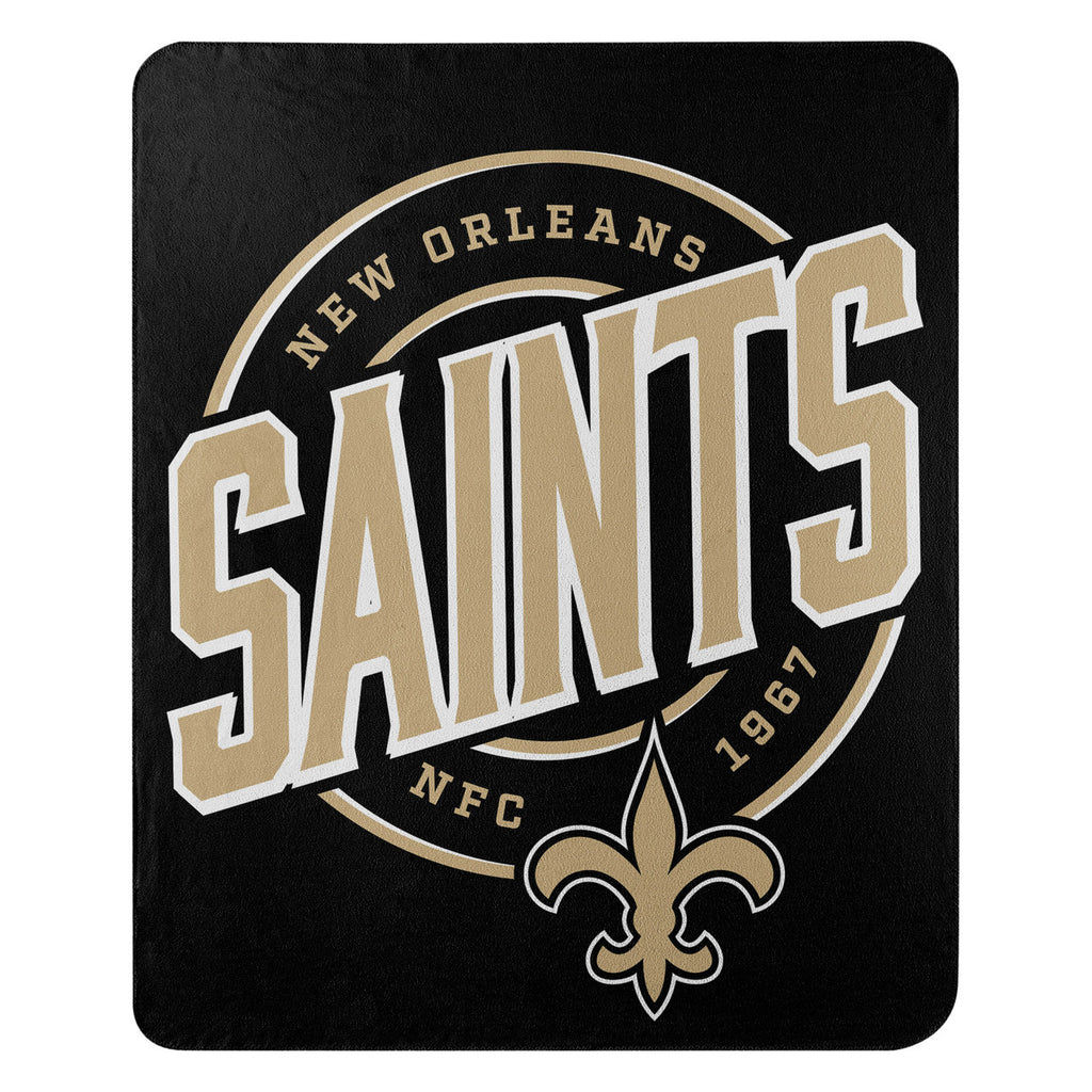 New Orleans Saints Blanket 50x60 Fleece Campaign Design
