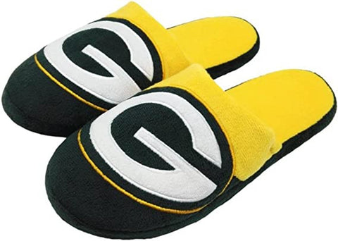 Green Bay Packers s Slipper Colorblock Slide 1 Pair