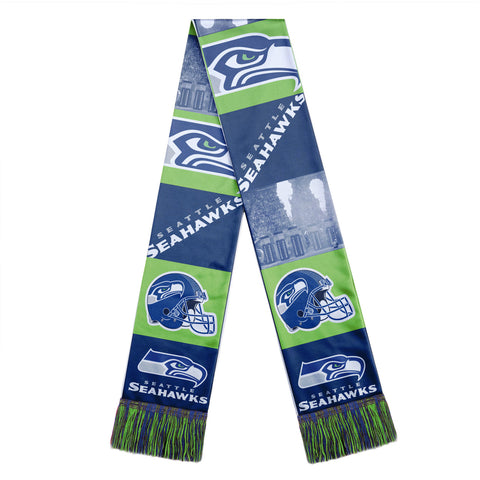 Seattle Seahawks Scarf Printed Bar Design