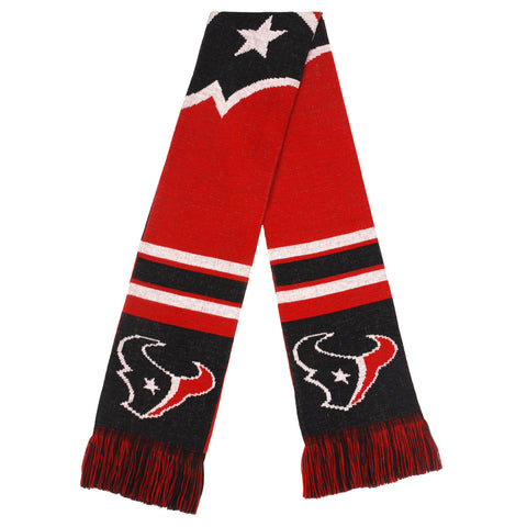 Houston Texans Scarf Colorblock Big Logo Design