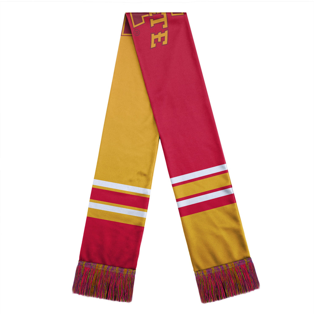 Iowa State Cyclones Scarf Colorblock Big Logo Design