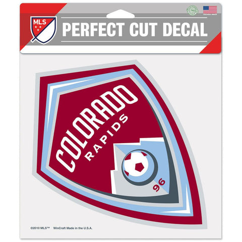 Colorado Rapids Decal 8x8 Perfect Cut Color Special Order