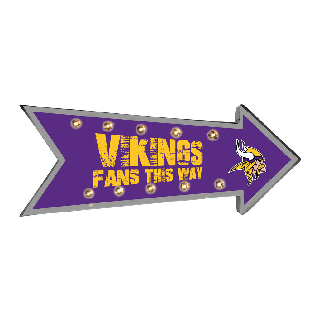 Minnesota Vikings Sign Running Light Marquee