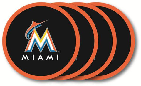 Miami Marlins Coaster Set 4 Pack Special Order