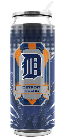 Detroit Tigers Stainless Steel Thermo Can 16.9 ounces Special Order