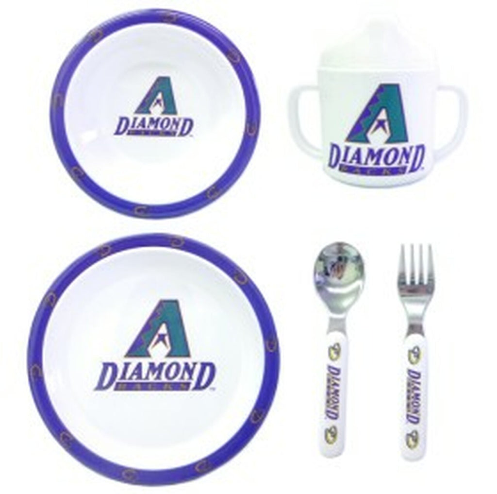 Arizona Diamondbacks Dinner Set Child 5 Piece 