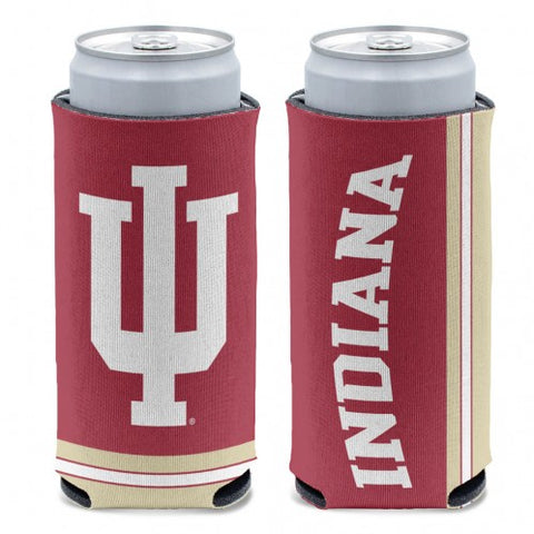 Indiana Hoosiers Can Cooler Slim Can Design Special Order 