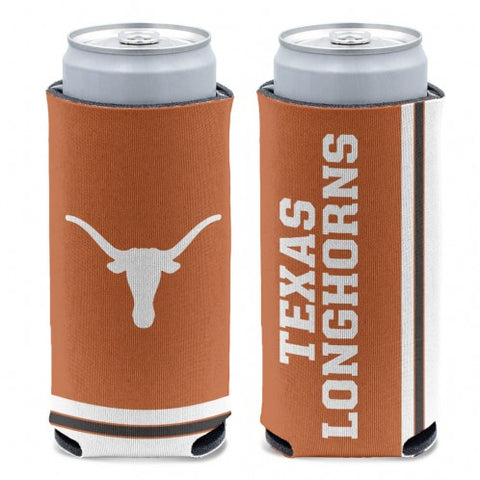 Texas Longhorns Can Cooler Slim Can Design Special Order 