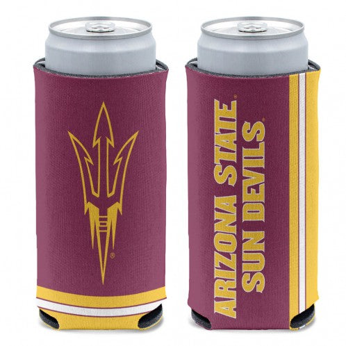 Arizona State Sun Devils Can Cooler Slim Can Design Special Order 