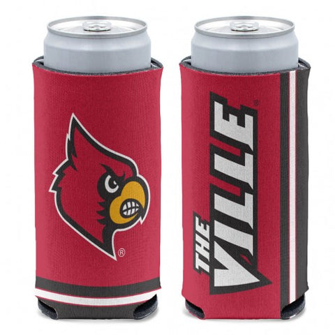 Louisville Cardinals Can Cooler Slim Can Design Special Order 