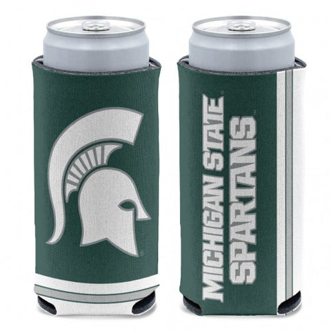 Michigan State Spartans Can Cooler Slim Can Design Special Order 