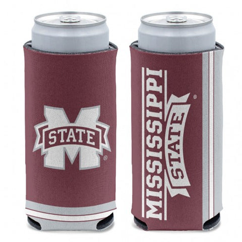 Mississippi State Bulldogs Can Cooler Slim Can Design Special Order 