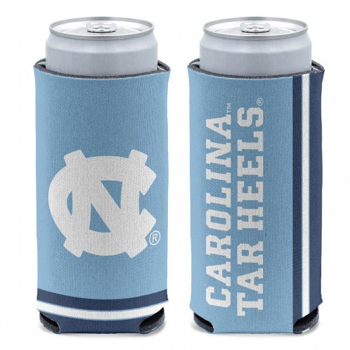 North Carolina Tar Heels Can Cooler Slim Can Design Special Order 